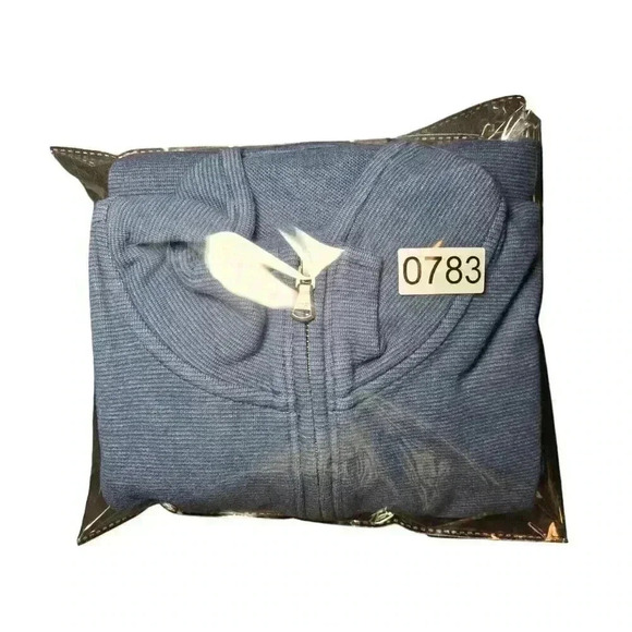 Vineyard Vines L Mens Performance Blue Quarter Zip Pockets - Picture 12 of 12